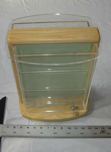 Retail Services Jewelery Display Cases Displays Countertop Clear Revolving Case
