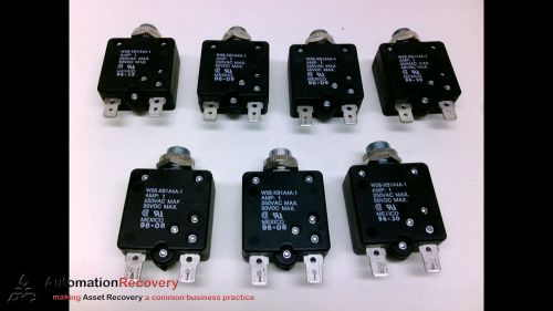 POTTER AND BRUMFIELD W58-XB1A4A-1 - PACK OF 7 - CIRCUIT BREAKER, 1AMP,