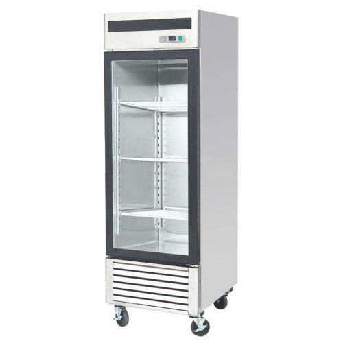 New atosa 1 glass door commercial freezer, mcf8701, free shipping! for sale