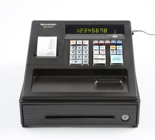 Sharp xea107 entry level cash register with led display cash register for sale