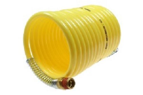 Coilhose pneumatics n12-25b coiled nylon air hose 1/2&#034; id 25&#039; w/swivel for sale