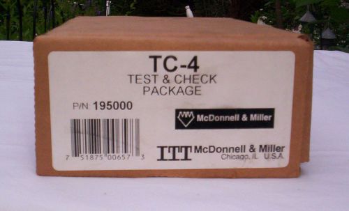 McDonnell &amp; Miller TC-4 Test &amp; Check Valves