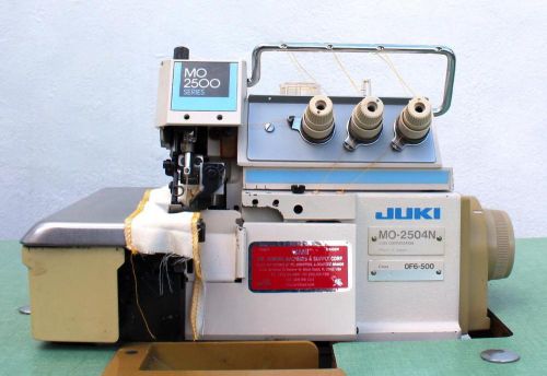 JUKI MO-2504N Overlock Serger 1-Needle 3-Thread Industrial Sewing Machine 110V