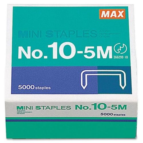 Mini Staples for use in Max HD-10DF Stapler 38&#034; Crownx316&#034; 5000Box MXB105M