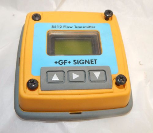 +GF+ SIGNET 8512 FLOW TRANSMITTER SENSOR DISPLAY - NEW