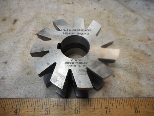 UNION TOOL 3&#034; x 13/16&#034;C x 1&#034; Milling Concave Cutter tool 13/32 Radius