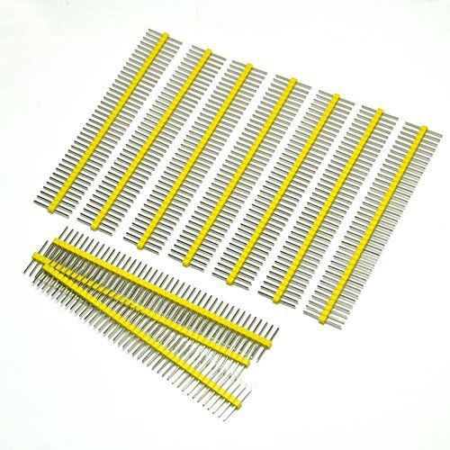 1 x 40 pin 2.54mm single row breakaway male pin header for arduino pack for sale