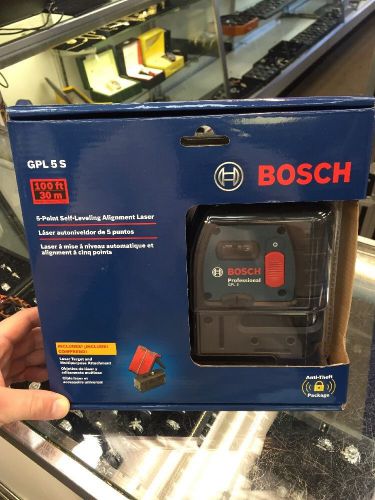 Bosch 5-Point Self-Leveling Alignment Laser GPL 5 R - 7261 Brand New!!!