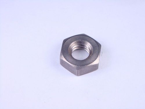 Lot of 2 ms35649-2314 stainless steel machine screw hex nut 5/16-18 9/16&#034; 7/32&#034; for sale