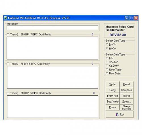 NEW Deftun MSR606 HiCo Magnetic Stripe Card Reader Writer Encoder MSR206