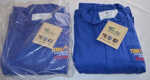 STANCO TEMP TEST  50&#034; LONG COAT 27.2 Cal. ARC FLASH PROTECTION NEW SIZE LARGE