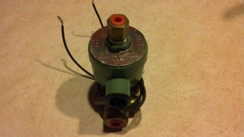 Asco red-hat solenoid valve 8345e11 1/4&#034; 120 vac 4 way for sale