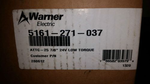 New Warner 5161-271-037- ATTC-25 7/8&#034; 24V LOW TORQUE