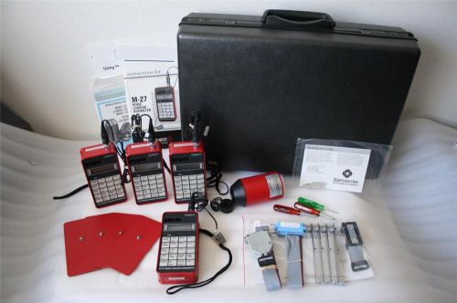 Quest Noise Logging Dosimeter Kit (4x M-27, 4x Mic, CA-12B, Manuals, Case) ****