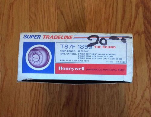 NEW never used Honeywell T87F-2055 Thermostat Heating Cooling with Instructions