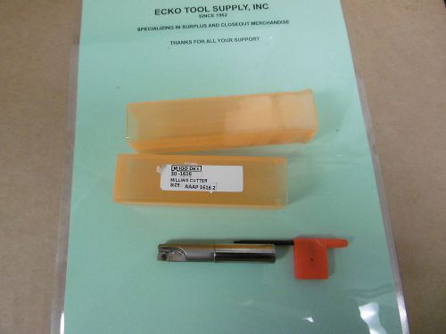 INDEXABLE END MILL 1/2&#034; DIA SINGLE FLUTE CLNT THRU APKT1003  MICRO100 NEW $65.00