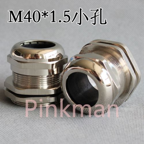 1pc m40*1.5 small hole 304 stainless steel cable glands apply to cable 18-25mm for sale