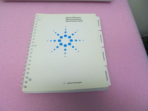 AGILENT PSA SERIES SPECTRUM ANALYZERS SPECIFICATIONS GUIDE, 246 PAGES