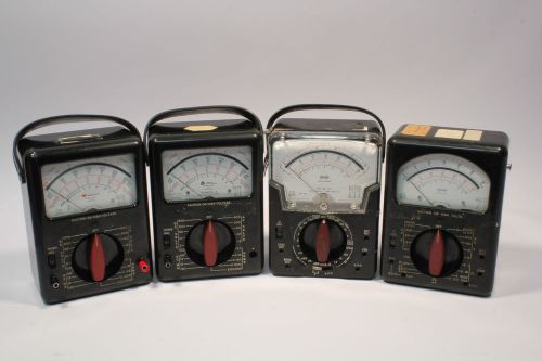 Lot of 4 Triplett meters 2x 630s, 630-A, 630-NA 2 work, 2 don&#039;t. Free Shipping!