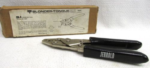 Blonder-tongue cr-4 crimping tool stock no. 4899 for sale
