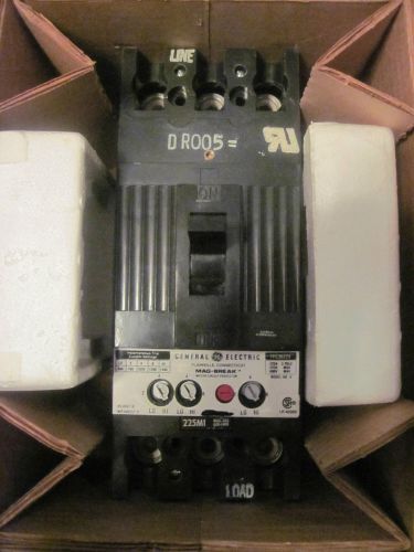 New ge general electric 600ac 225a mag break magbreak motor circuit protector for sale
