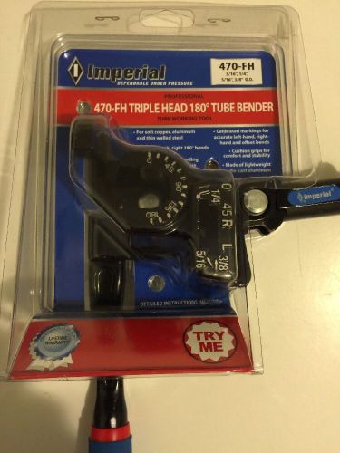 Imperial 470-fh triple head 180 degrees tube bender w/ roto-lok indexing handle for sale