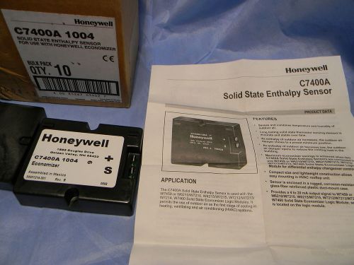 10 new honeywell c7400a 1004 solid state enthalpy sensor - economizer ac  hvac for sale