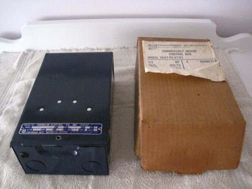 NEW NOS Franklin Electric 1/2 hp 230V Submersible Motor Control Box 280-1050-101