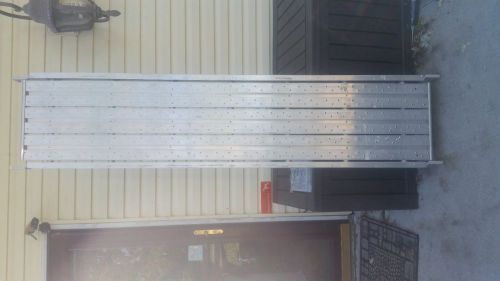 Werner scaffolding planks 7&#039; x 19&#034; all aluminum for sale