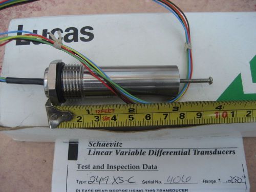 Lucas Schaevitz Linear Variable Differential Transducer, Type 249X5-C, Seria 406