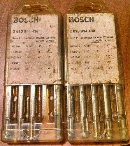 Bosch HC2011, 2040, 2041, 2061, 2081, Bulldog SDS-Plus Shank Bits 9-Pack