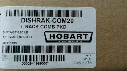 NEW Hobart DISHRAK-COM20 315193 Dishwasher Dish Rack