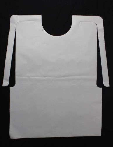 DISPOSABLE ADULT BIBS 25 PACK PLASTIC FREE SHIPPING