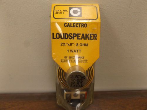 LOUDSPEAKER CALECTRO 1WATT 8OHM (2.25&#034; X 6&#034;) GC ELECTRONICS S2-0211 CAT#S2-211