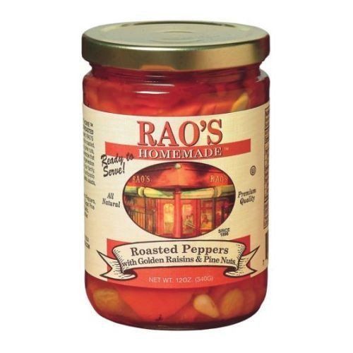 Rao&#039;s - Roasted Peppers with Golden Raisins &amp; Pine Nuts, (1)- 12 oz. Jar