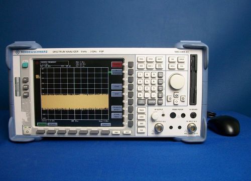 Rohde and Schwarz R&amp;S FSP3 B1/B3/B4/B9/B16 Spectrum Analyzer, 9 KHz - 3 GHz FSP