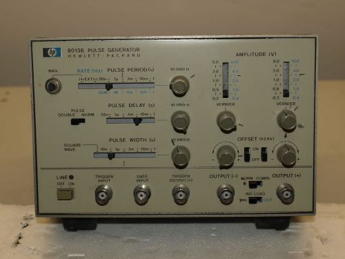 Hp 8013b pulse generator dual output 50mhz  re0000000332 for sale