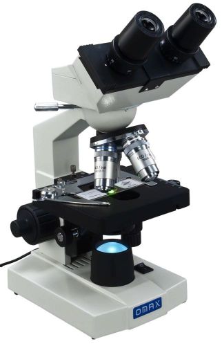 OMAX 40X-2000X Lab LED Binocular Compound Microscope with Double Layer Mechan...