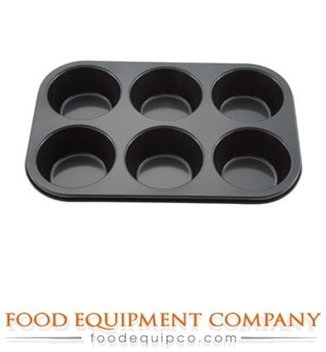 Winco AMF-6NS Muffin Pan, 6 cup, 7 oz. - Case of 24