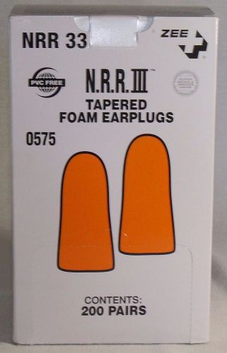 Zee Medical Moldex N.R.R. 3 Tapered Foam Earplugs 200 Count