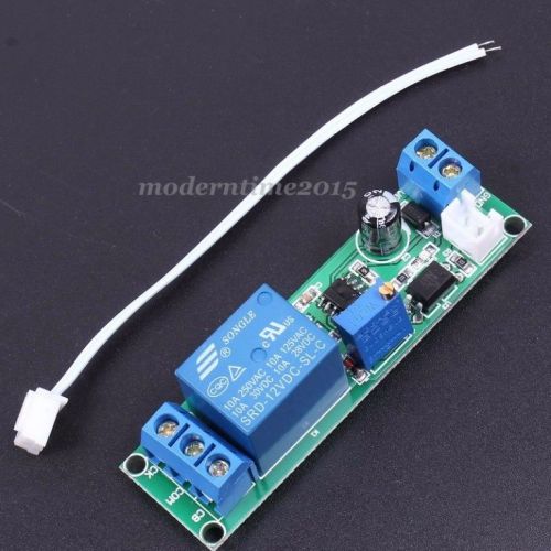 12v trigger delay relay timer control module with adjustable potentiometer no for sale