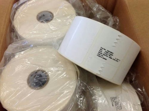 Zebra polypro direct 4000d thermal labels 2.25&#034;x1.25&#034; 2000 x 6 rolls 10010063 for sale