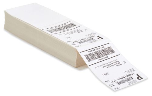 8000 Fanfold 4x6 Direct Thermal Labels Shipping Barcode Labels Zebra UPS USPS