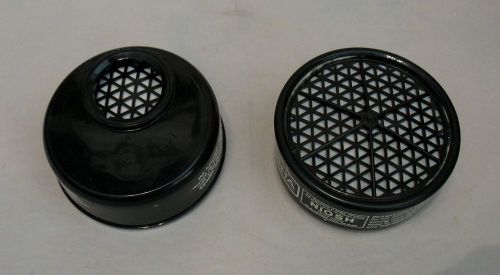 (1) Pair U.S. Safety Respirator Mask Filter Cartridges 158-T-20 Organic Vapors