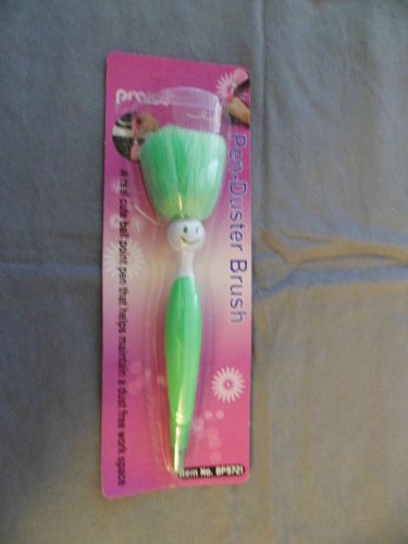 Brain Child Pen-Duster Brush Green Very Cute &amp; Fun Great Gift Idea Brand New