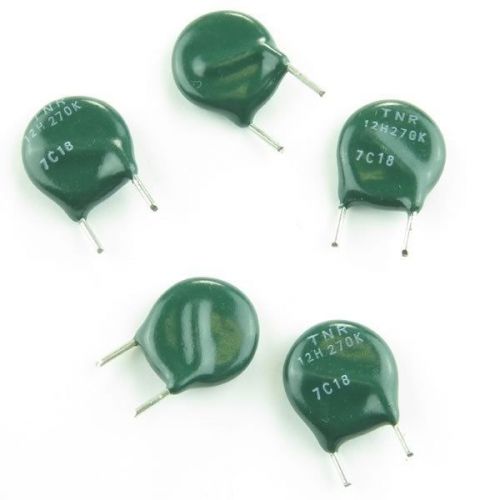 10Pcs Nippon TNR12H270K 27V Metal Oxide Varistor Volt Dependent MOV