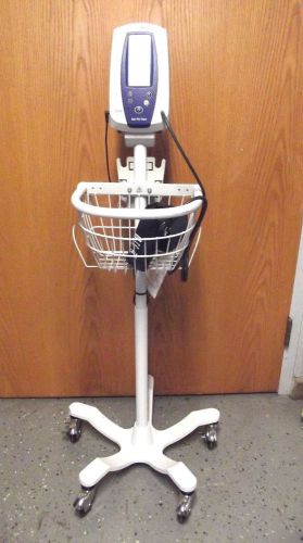Welch allyn spot vital sign with blood pressure cuff and cart ~ works good~s2582 for sale