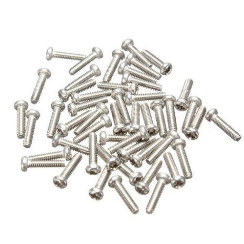 50pcs m2x8mm philips head screw 304 stainless steel screw for sale