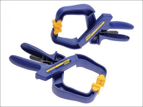 Irwin quick-grip - 4in handy clamps twin pack for sale