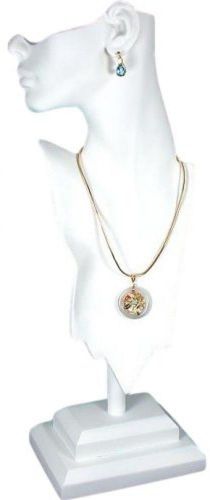 White Mannequin Necklace Bust Jewelry Display 20 New